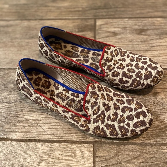 Rothy’s Mocha Spot Loafers Shoes Sz 9 - Picture 2 of 8